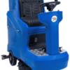 Battery operated ride on floor scrubber dryer
